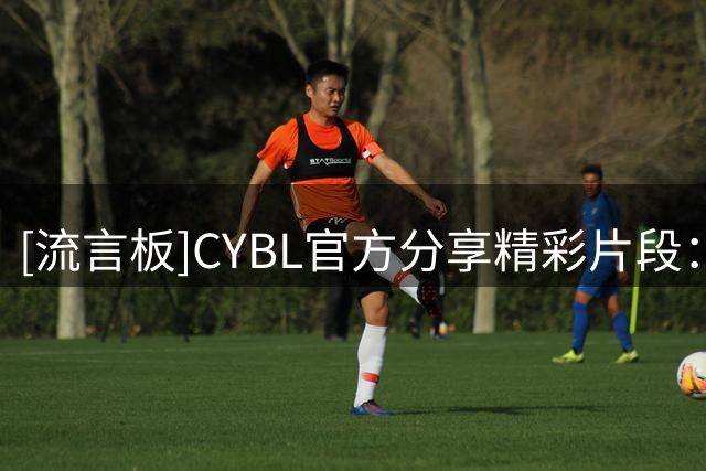 [流言板]CYBL官方分享精彩片段：湖南队77号丁耀南的大拉杆